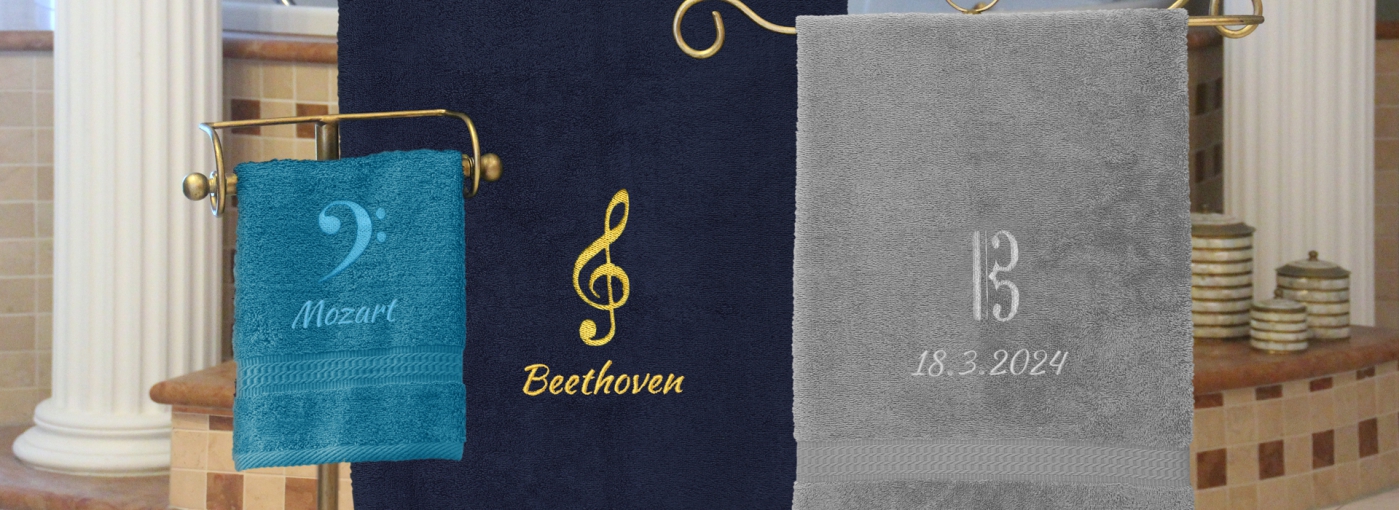 personalisierte Handtücher