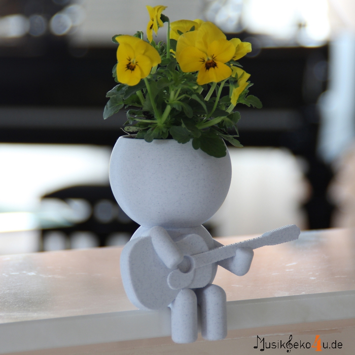 Gitarre Kantenhocker - 3D gedruckter Gitarrenspieler in verschiedenen Farben