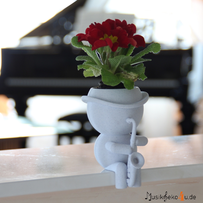 Saxophon Kantenhocker - 3D gedruckter Saxophonspieler in verschiedenen Farben