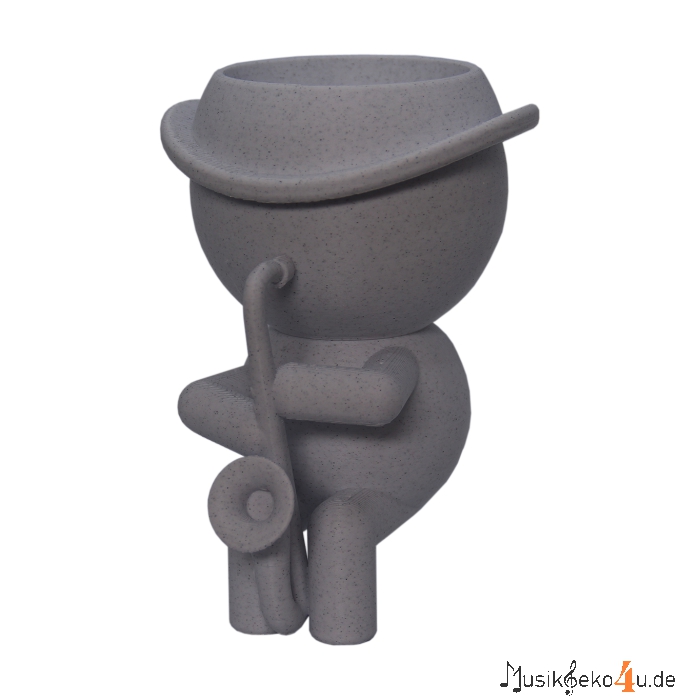 Saxophon Kantenhocker - 3D gedruckter Saxophonspieler in verschiedenen Farben