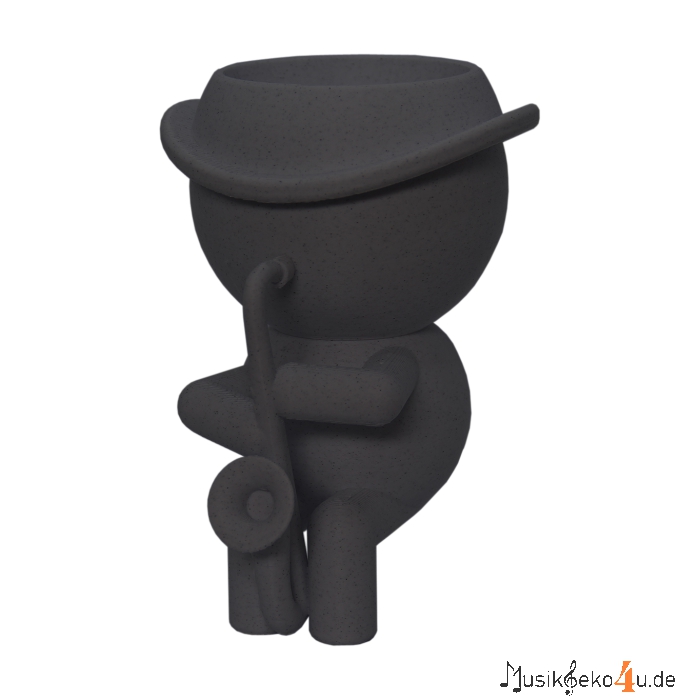 Saxophon Kantenhocker - 3D gedruckter Saxophonspieler in verschiedenen Farben