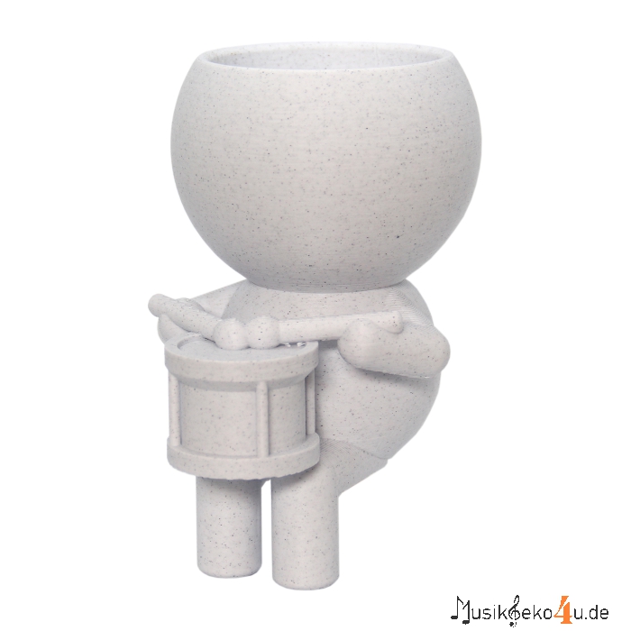 Trommler Kantenhocker - 3D gedruckter Trommelspieler in verschiedenen Farben