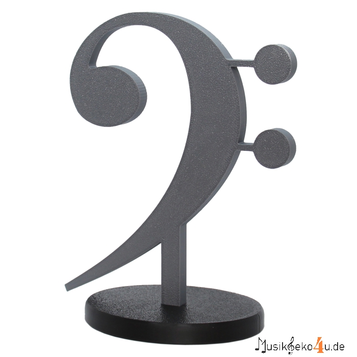 Bassschlüssel - 3D gedruckter Notenschlüssel, in verschiedenen Farben