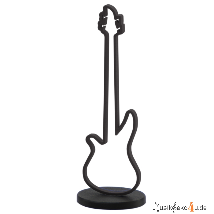 E-Gitarre Silhouette - 3D gedruckt, in mehreren Farben