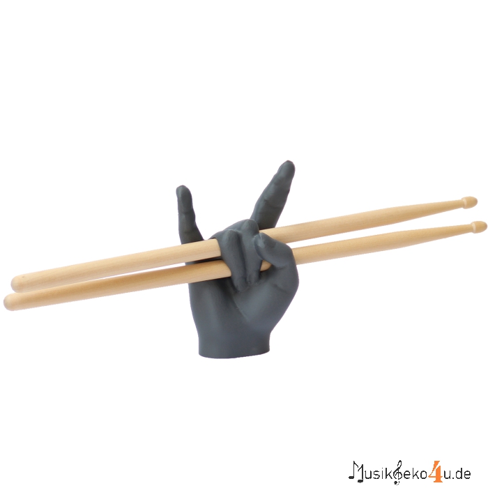 Drumstick Halter, Hand mit Rock Geste - 3D gedruckt, verschiedene Farben