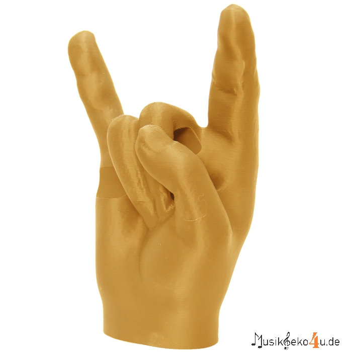 Drumstick Halter, Hand mit Rock Geste - 3D gedruckt, verschiedene Farben