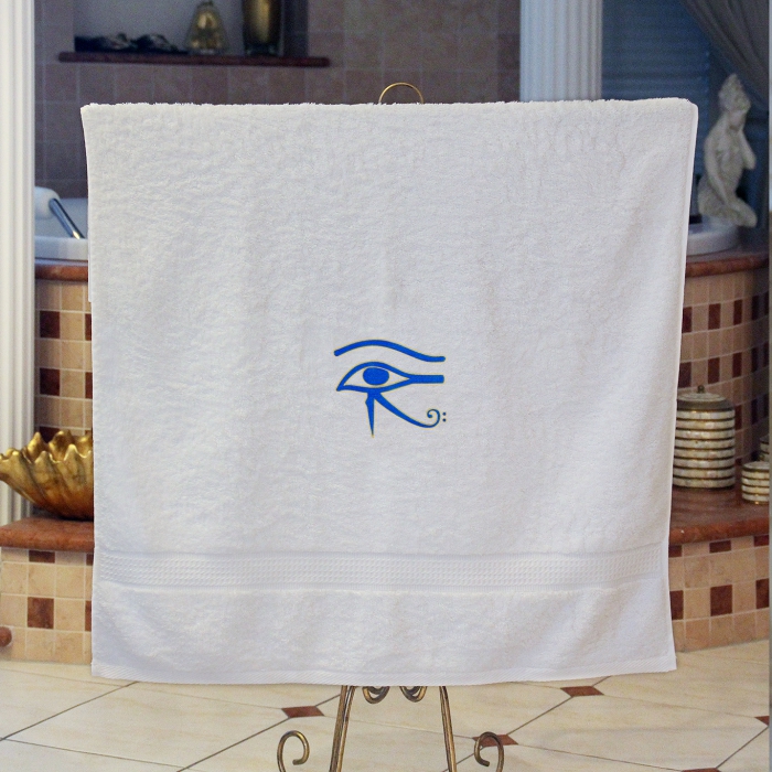 Auge des Horus - Handtuch, in verschiedenen Größen mit dem Auge des Horus bestickt