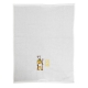 Geschirrtuch 50 x 70 cm, weiß bestickt mit einem Pharao und einer Kartusche