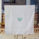 Skarabäus - Handtuch, weiß in verschiedenen Größen mit einem Skarabäus bestickt