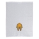 Geschirrtuch 50 x 70 cm, weiß mit der Goldmaske des Tutenchamun bestickt