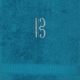 Handtuch Türkis, in verschiedenen Größen mit Altschlüssel bestickt
