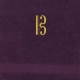 Handtuch Aubergine, in verschiedenen Größen mit Altschlüssel bestickt