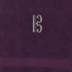 Handtuch Aubergine, in verschiedenen Größen mit Altschlüssel bestickt