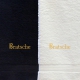 Gestickter Schriftzug Bratsche, Handtücher in mehreren Farben und Größen