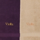 Gestickter Schriftzug Viola, Handtücher in mehreren Farben und Größen