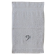 Handtuch weiß in verschiedenen Größen mit silbernem Bassschlüssel bestickt